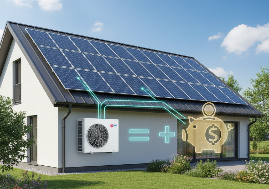 Heat Pumps + Solar Panels = Maximum Savings